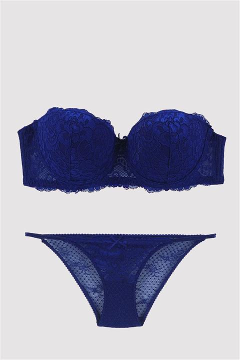 Pierre Cardin 4034 Balenli Straplez Desteksiz Sütyen Takım