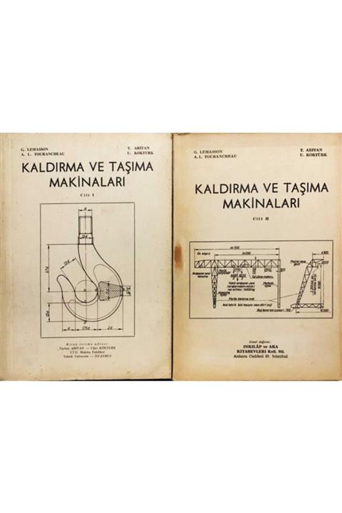 KitapSever Kaldırma Ve Taşıma Makinaları Cilt 1-2 Takım Halinde