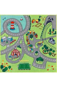 LocalShop Stadsdel Çocuk Oyun Halısı 130x133