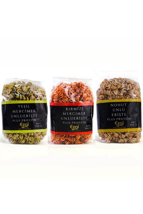 Ezgi Burgu Makarna Vegan Seti 1050 gr