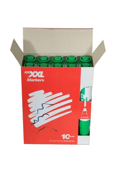 Bahat White Board Marker Xxl Beyaz Yazı Tahta Kalemi Yeşil 10'lu