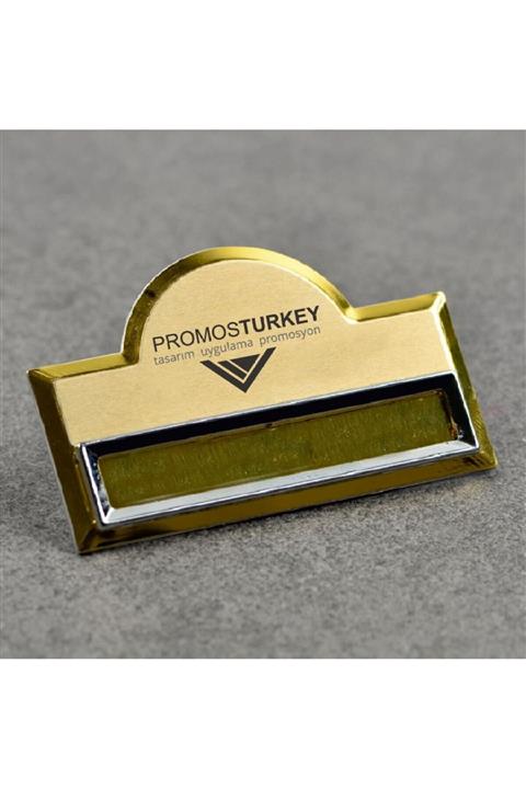 PROMOSTURKEY Kubbeli Pencereli Gold Yaka Isimliği