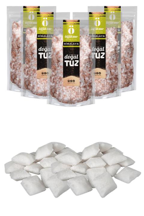 Doğaltuz Bundle Set - Himalaya Tuzu Kristal Tip (5x1000gr) + Hediye Bulaşık Makinası Tuzu 2 Kg - Doğal Tuz