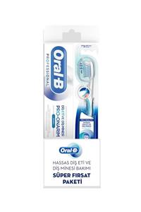 OralB Professional Diş Eti Ve Diş Minesi Için Pro-onarım Diş Macunu 50 Ml + Pro-health Diş Fırçası