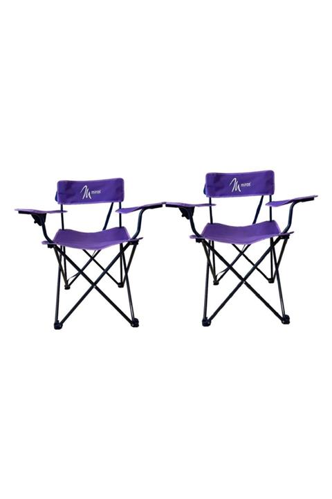 Miras Mor Kamp Sandalyesi 2'li
