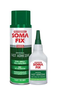 Somafix 100 25 ml Somafıx Süper Hızlı Yapıştırıcı Şok Çiftli