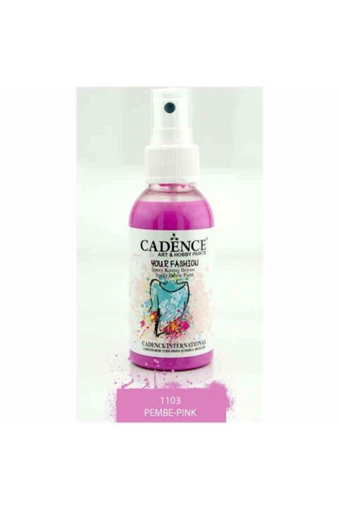 Cadence Your Fashion Sprey Kumaş Boyası 100 ml. 1103 PEMBE