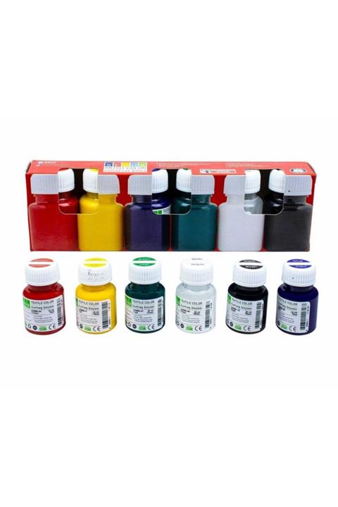 Südor Kumaş Boyası Seti 6 Renk 25 ml