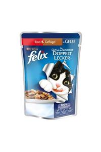 Purina Felix Felix Sığır Etli Ve Tavuklu Islak Kedi Maması 20 X 100 gr