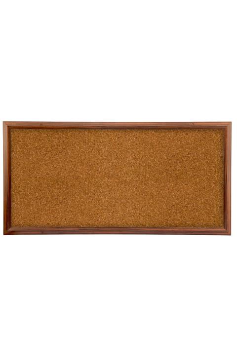 AKYAZI Geniş Ahşap Çerçeve Mantar Pano 120x180