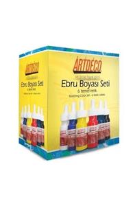 Artdeco Ebru Boya Seti 6 Temel Renk