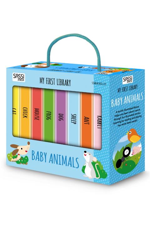 Sassi Junior Ilk Kitap Setim - My First Library // Baby Animals