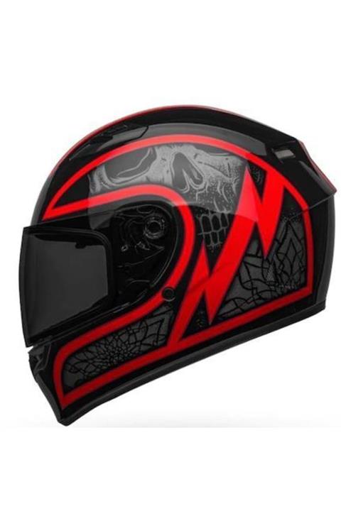 AXXIS Bell Qualifier Scorh Black Red Motosiklet Kaskı