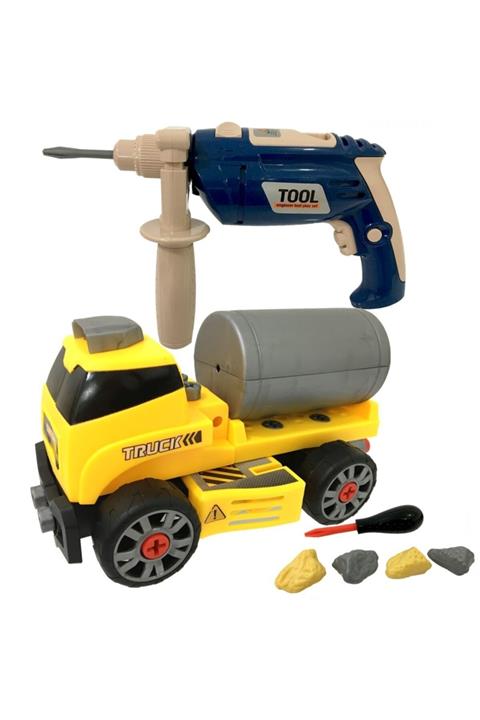 Burnis Toy Özel Diy Toy Pilli Matkaplı Söktak Kamyon Hediyelik