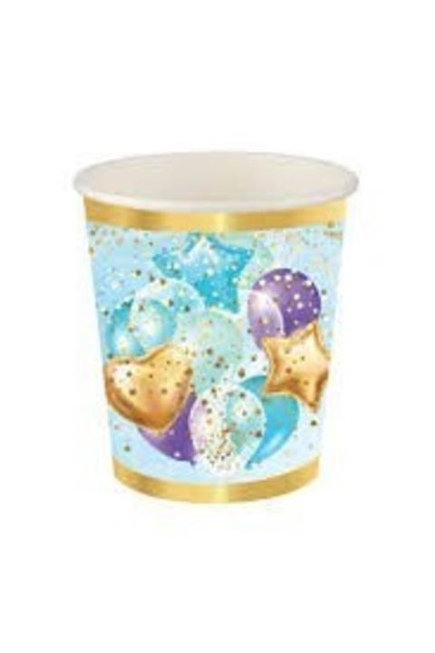 sweetsorcery Roll-up Uçan Balonlar Mavi Bardak