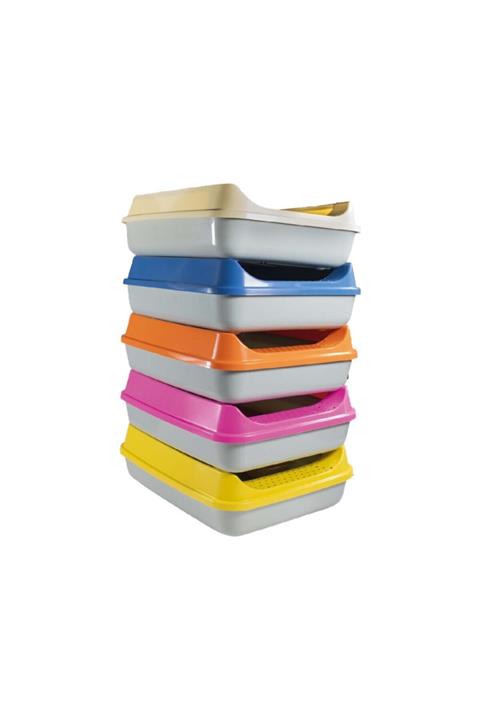 Keyf Açık Kedi Tuvaleti ve Kürek Beyaz