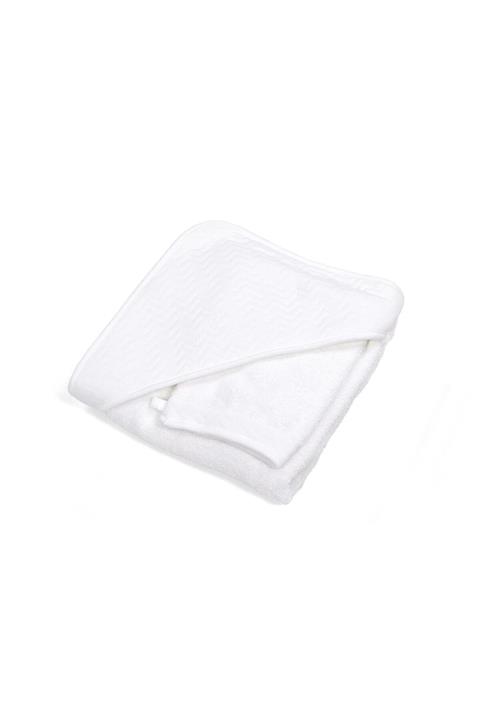 POETREE KIDS Chevron White Havlu Kundak Kese Seti