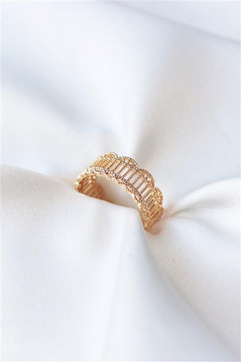 Dazzlecave Kadın Gold Ayarlanabilir Fence Yüzük