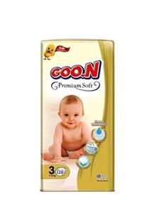 Goo.n Goon Premium Soft 3 Numara Bebek Bezi 7-12 Kg Jumbo Paket 120 Adet