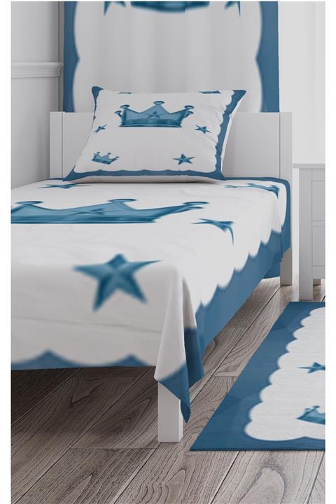 CİCİ TASARIM ÜRÜNLERİ Taç Ve Yıldızlar Yatak Örtüsü