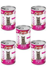 Energy Cat Food Tavuklu Yavru Islak Kedi Maması 5'li – 400 G