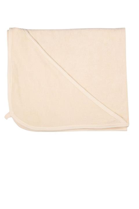 OrganicKid Naturel Kapşonlu Bebek Havlu