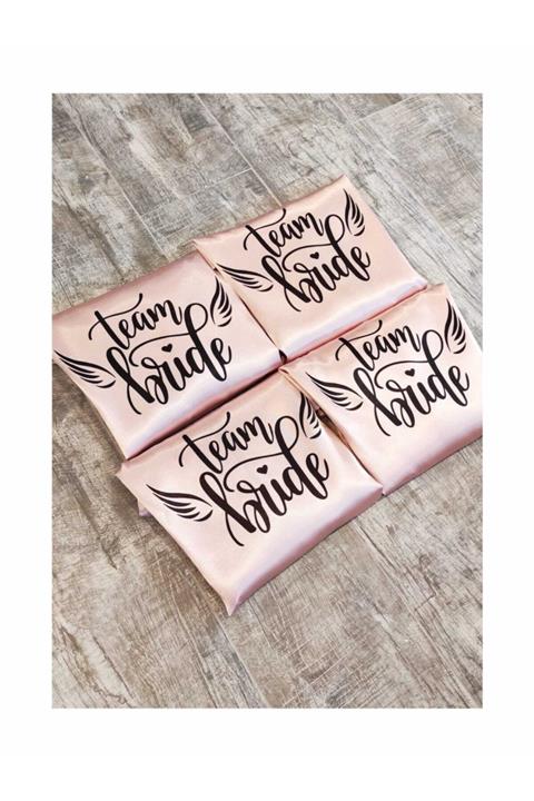 Lasilla Team Bride Baskılı 6 Adet Nedime Sabahlığı