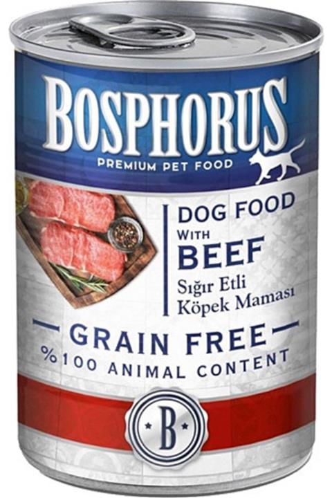 Bosphorus Tahılsız Sığır Etli 4*415 Gr Yetişkin Köpek Konservesi