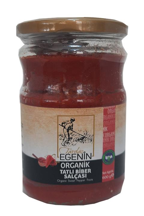Tardaş Egenin Organik Biber Salçası Tatlı 650 Gr