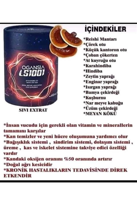 OGANSIA Ls1001 Sıvı Ekstrat