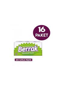 Berrak Peçete 200'lü 21,6cm X 26cm - 16 Paket