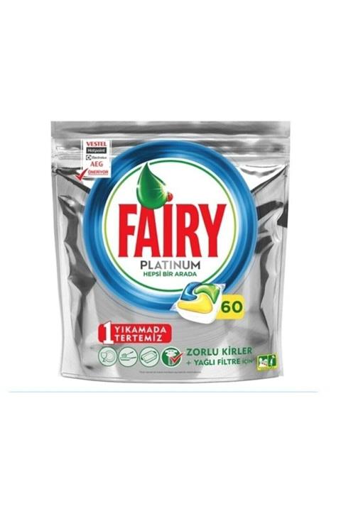 Fairy Platinum Limon 60 Adet Bulaşık Makinesi Kapsülü