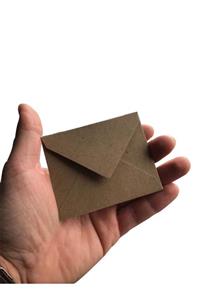 Tek Çatı 10 Adet Minik Kraft Zarf Saman Kağıdı