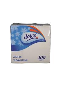 Dolce 100 Lü Peçete 32 Paket 23x25 (1 KOLİ)