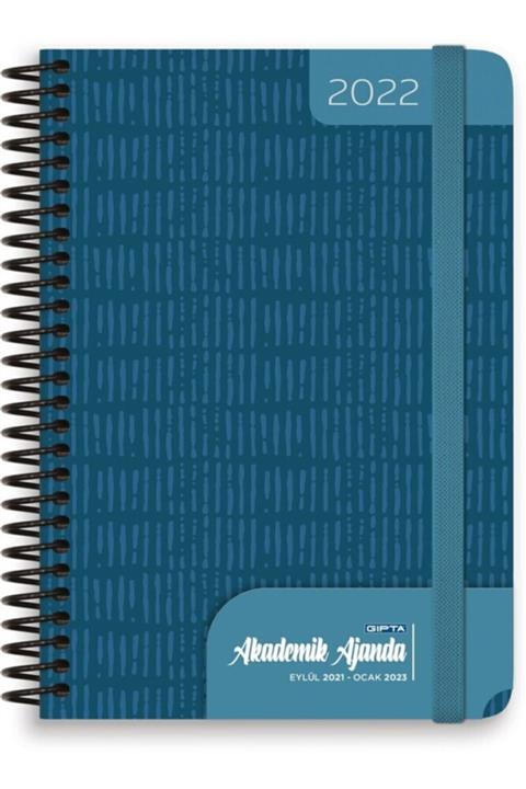 Gıpta 2022 Spiralli 17x24 Haftalık Akademik Ajanda Model 6