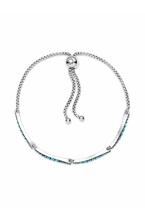 Pandora Mavi Dalgalı Ayarlanabilir Bileklik