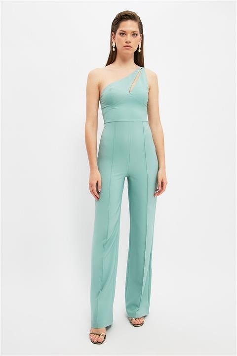 TRENDYOLMİLLA Mint Yaka Detaylı  Tulum TPRSS21TU0242