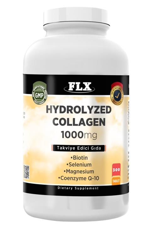 FLX Hidrolize Kollajen Collagen Coenzyme Biotin Selenium Magnezyum 300 Tablet