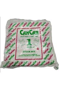 Cancan A Kalite Beyaz Hışır Atlet Poşet 1 Kg Küçük Boy Poşet