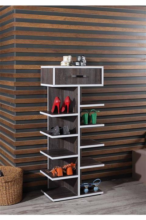 Boss Group 10 Katlı Ahşap Ayakkablık