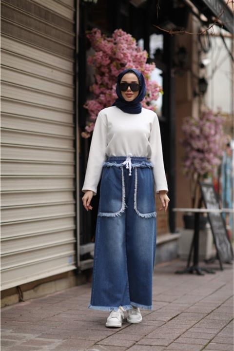 Neways Püsküllü Lastikli Pantolon 1141