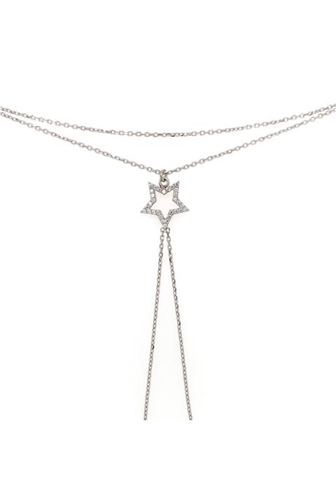 charmin Kadın Gümüş Yıldızlı Şahmeran