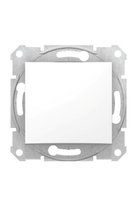 Schneider Electric Sedna Anahtar Beyaz Çerçevesiz
