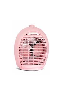 Luxell Lx-6331 Pembe Isıtıcı Fan 1000+1000 Watt 3 Farklı Kademede Çalışma