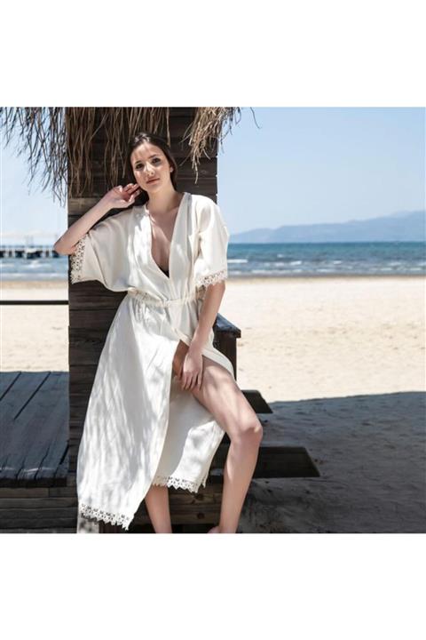 Pambuck Kadın Bej Malta Elbise