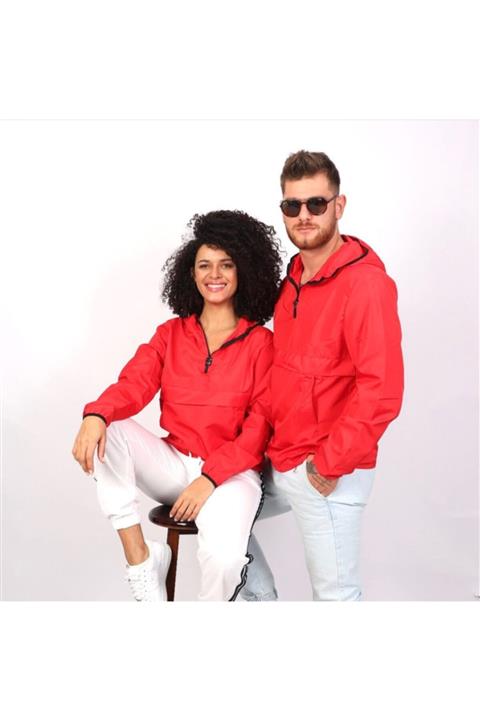 Mandaln Concept Unisex Paraşut Kumaş Giyilebilir Yağmurluk