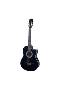 Bolero Cb1-cw Kesik Kasa Klasik Gitar -siyah- (kılıf+pena) Ücretsiz Kargo