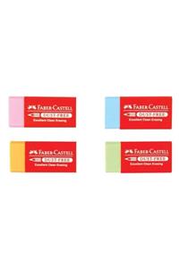 Faber Castell Faber-castell Öğrenci Silgisi Dust Free 24 Lü Renkli (24 Lü Kutu)