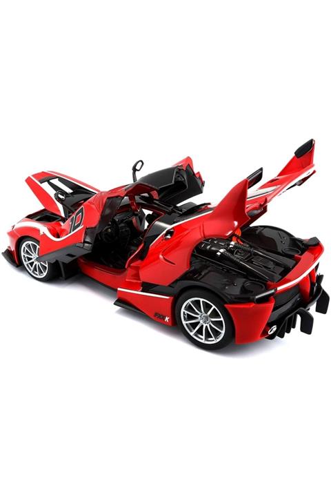 BBURAGO Yılın Ilk Fırsatları - 1:18 Ferrari Fxx K Race & Play Model Araba - ™ Beyaz At®