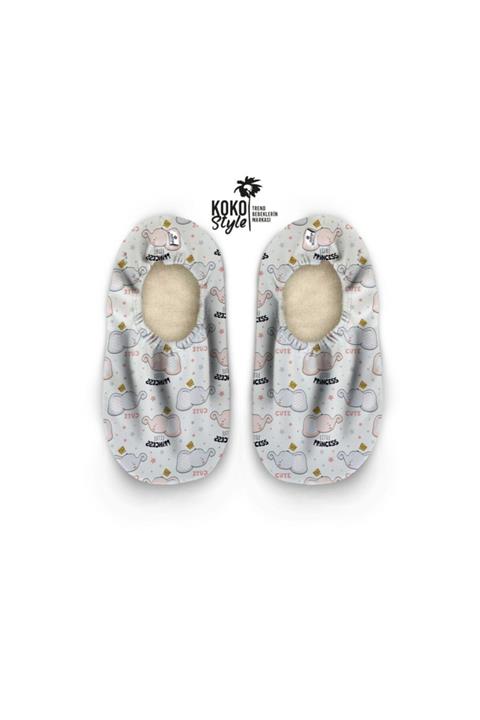 kokoStyle Çocuk Beyaz Little Elephant Model Deniz Patiği